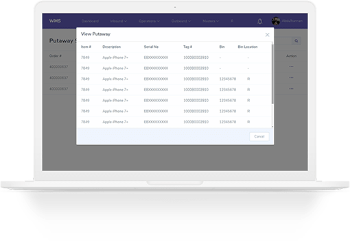 smart warehouse management solution makes the Inbound process fast and accurate-min